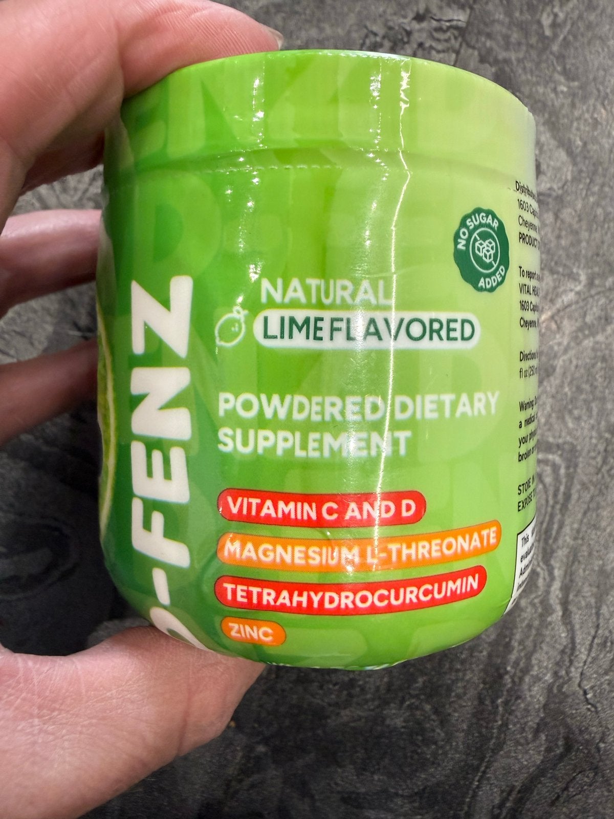 D-FENZ Poeder Supplement - Natuurlijke Limoensmaak, Ophalen of Verzenden, Nieuw, Poeder of Drank