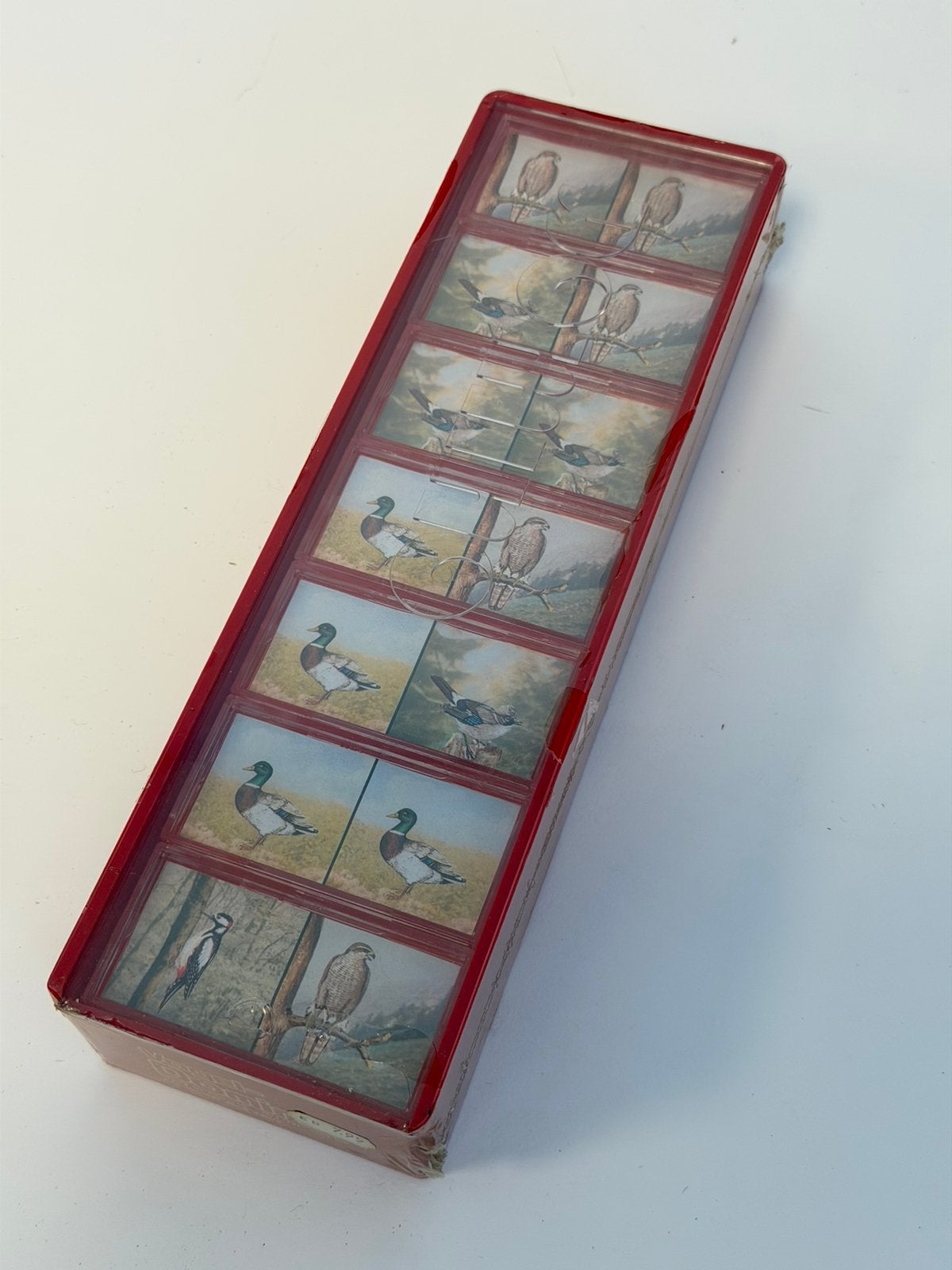 Vintage Vogels spel Vogel-Domino Made Austria Nieuw Sealed, P, P, P, Nieuw