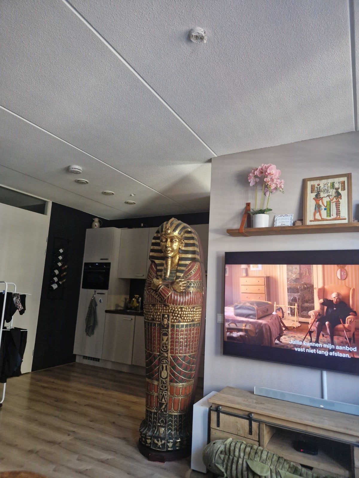 Bijzondere Egyptische sarcofaag kast - Eye-catcher!, Ophalen of Verzenden