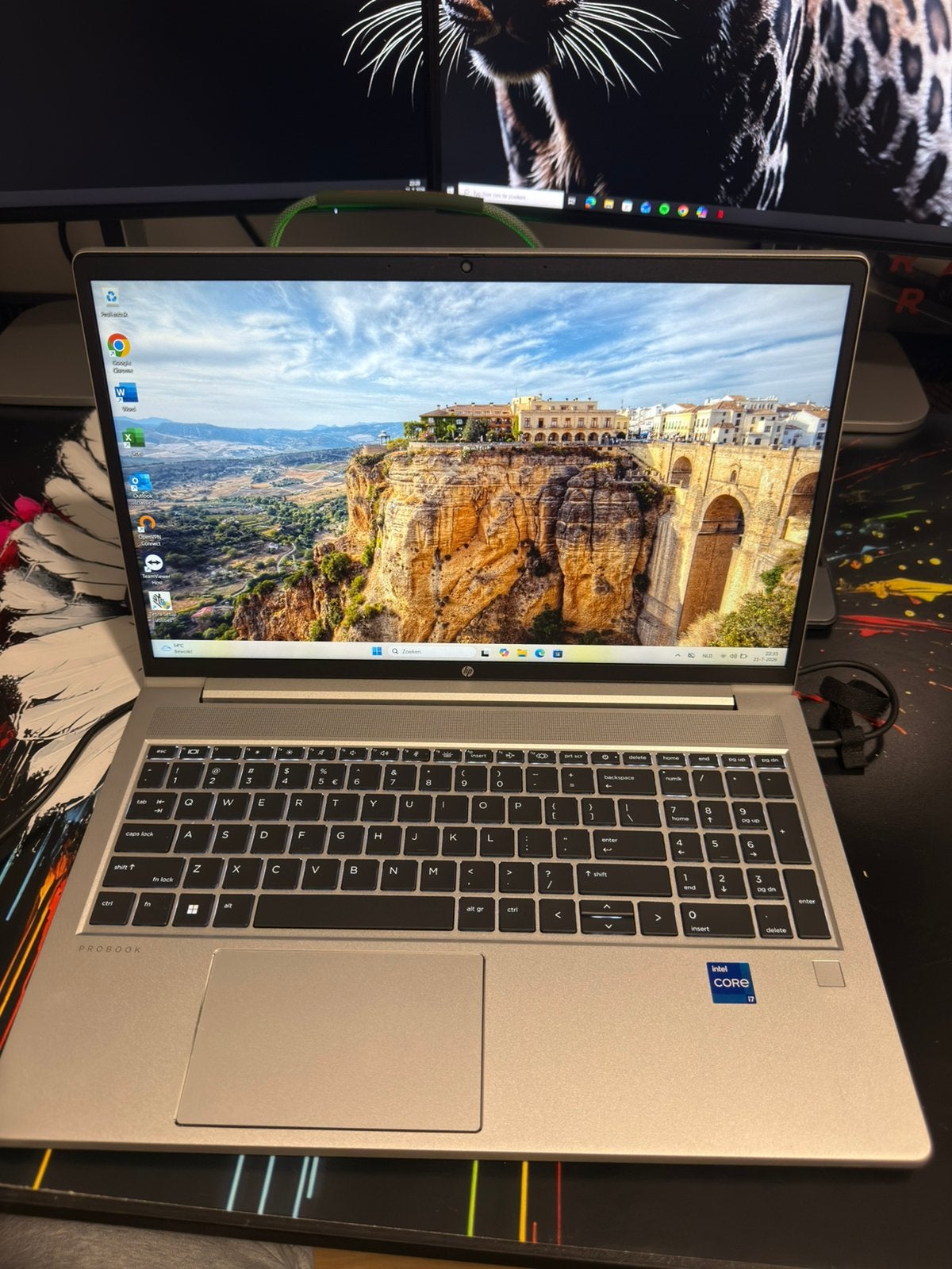 HP Probook 450 G10 i7-1355 / 16GB / 512GB m.2 SSD 15,6 inch, 2 tot 3 Ghz, Zo goed als nieuw, HP, SSD