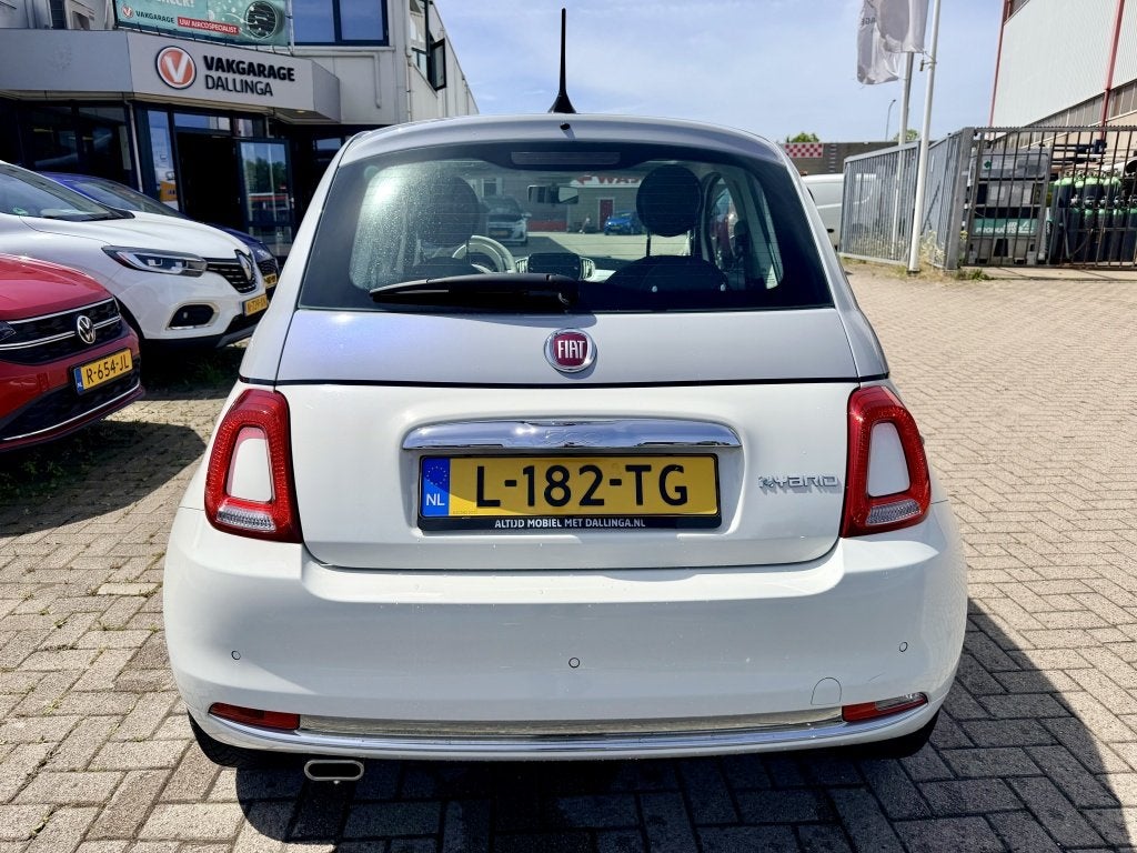 Fiat 500 1.0 Hybrid Dolcevita | Panoramadak (bj 2021), Voorwielaandrijving, 12 maanden, Stof, Euro 6