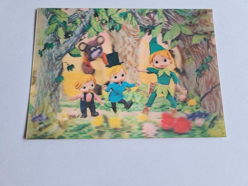 7543 peter pan 3d kaart .. Niet gelopen, Verzamelen, Ansichtkaarten | Themakaarten, Verzenden, 1980 tot heden