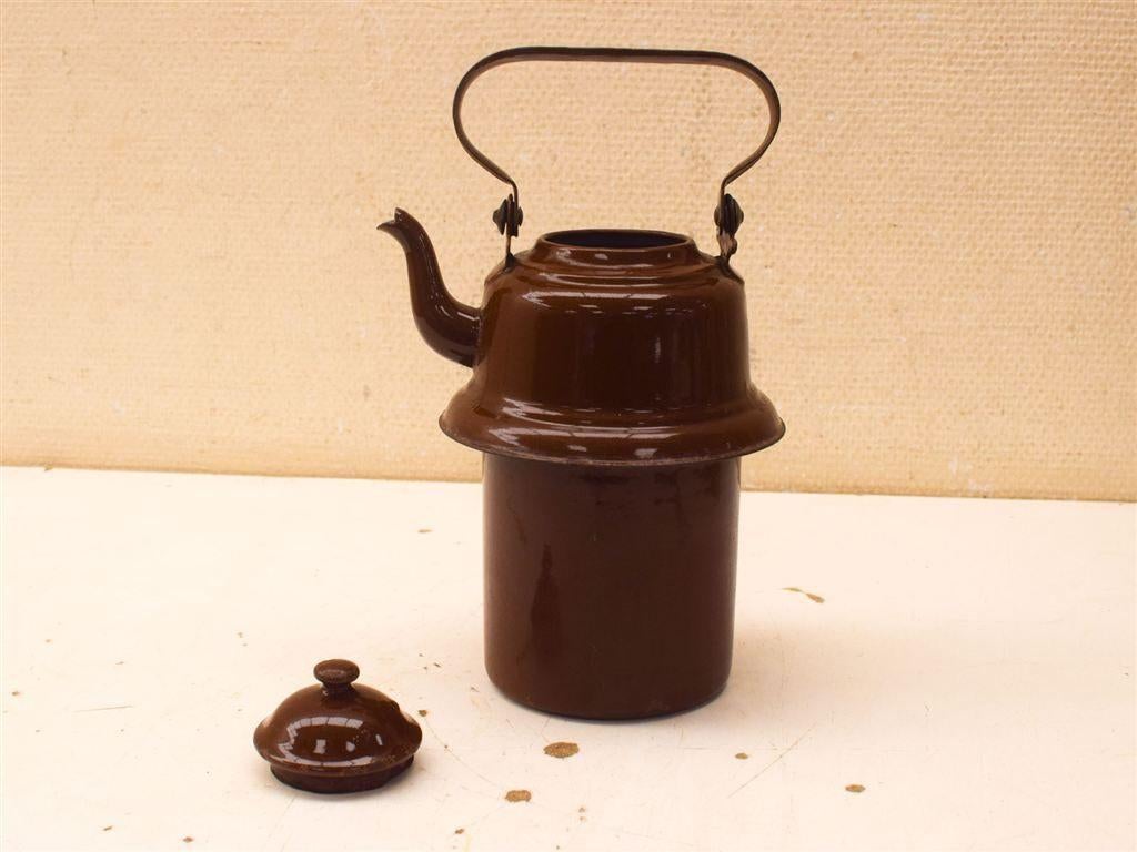 Emaille Insteekkabel/koffiepot 51581, Ophalen of Verzenden
