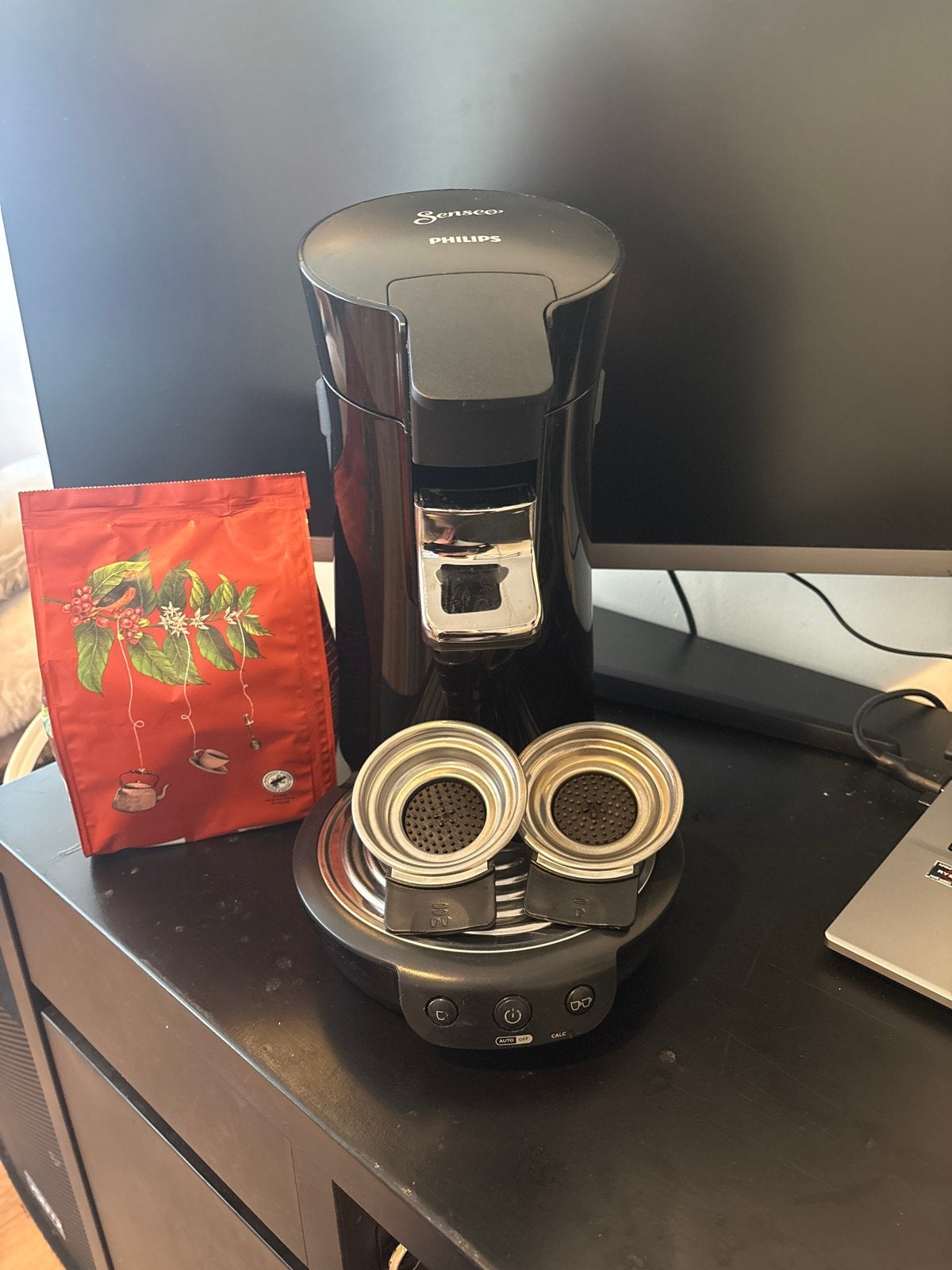 Senseo koffiezetapparaat met koffiepads, Ophalen, Gebruikt, Koffiemachine, 4 tot 10 kopjes