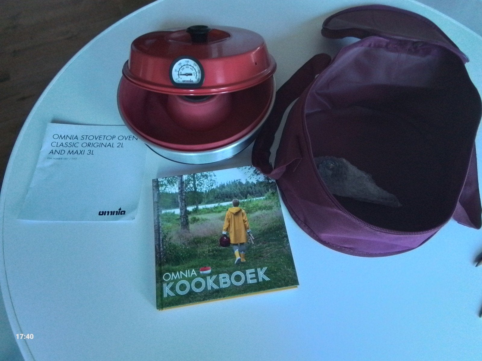 Omnia Camping Oven met Accessoires - Zo goed als nieuw, Caravans en Kamperen, Ophalen, Zo goed als nieuw