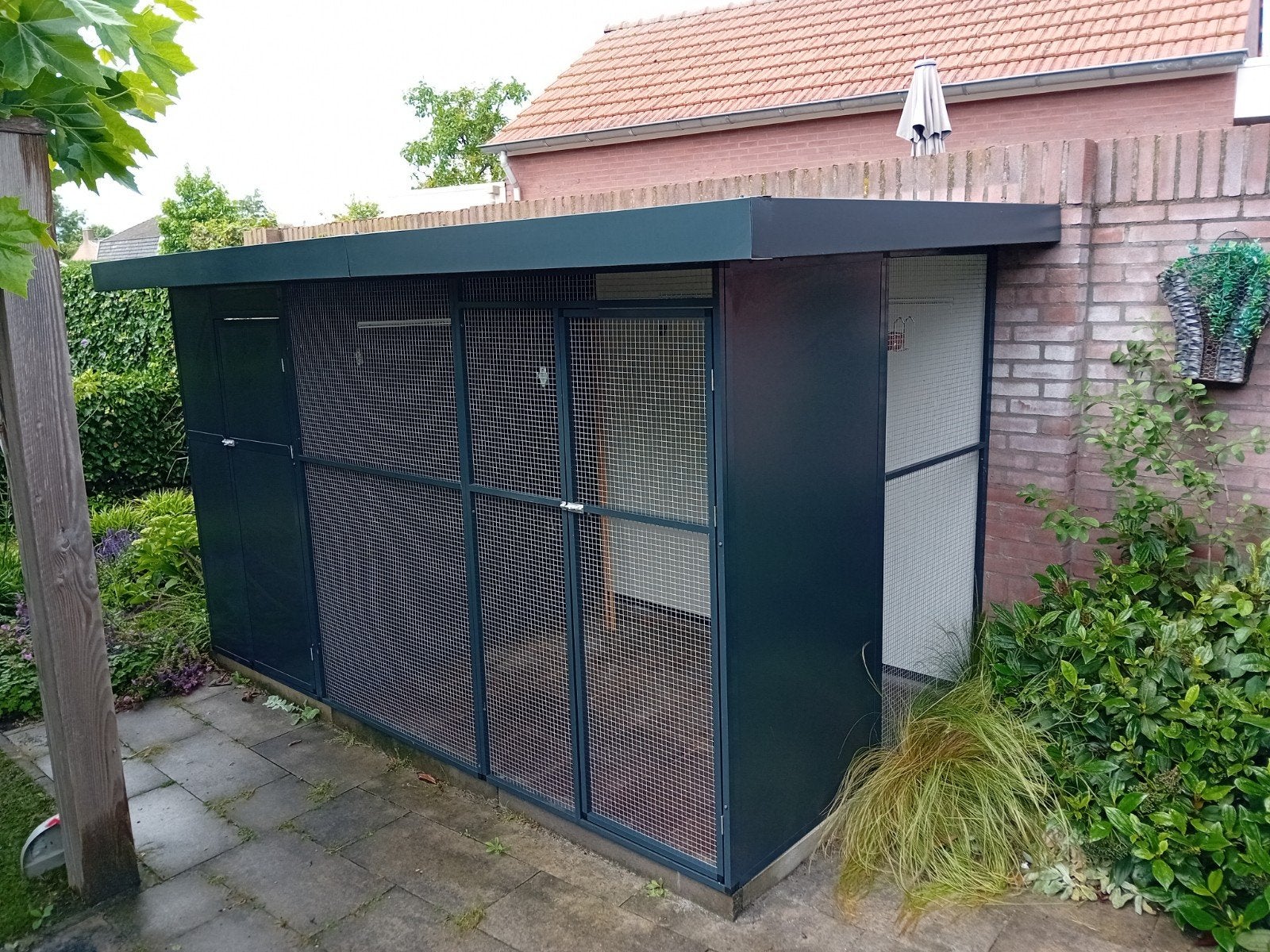 grote vogel volière!, Ophalen