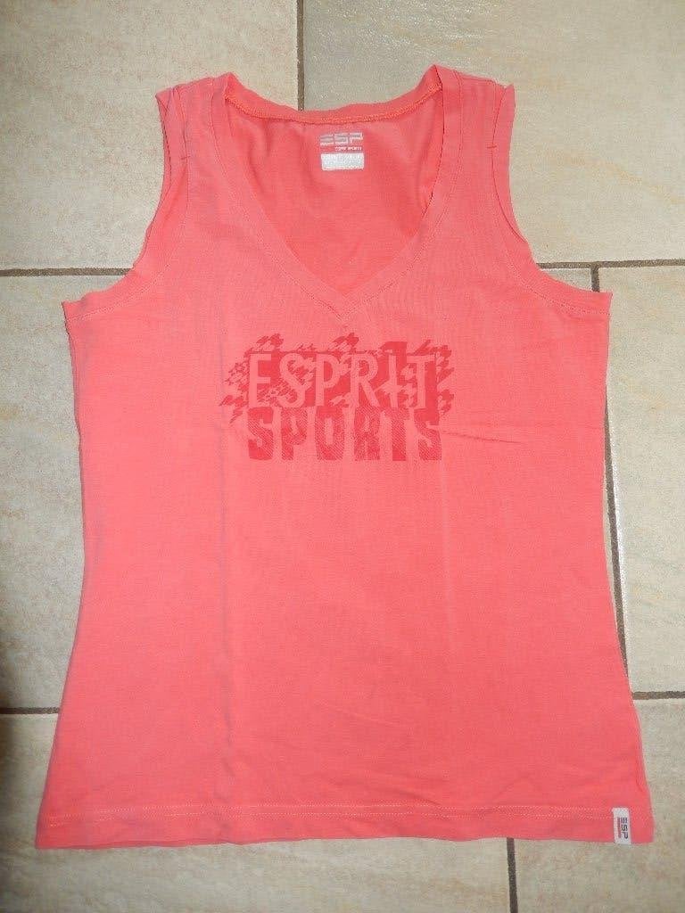 Esprit Sports Dames Sporttop - Koraalrood - Maat 40, Kleding | Dames, Sportkleding, Maat 38/40 (M), Esprit Sports, Ophalen of Verzenden