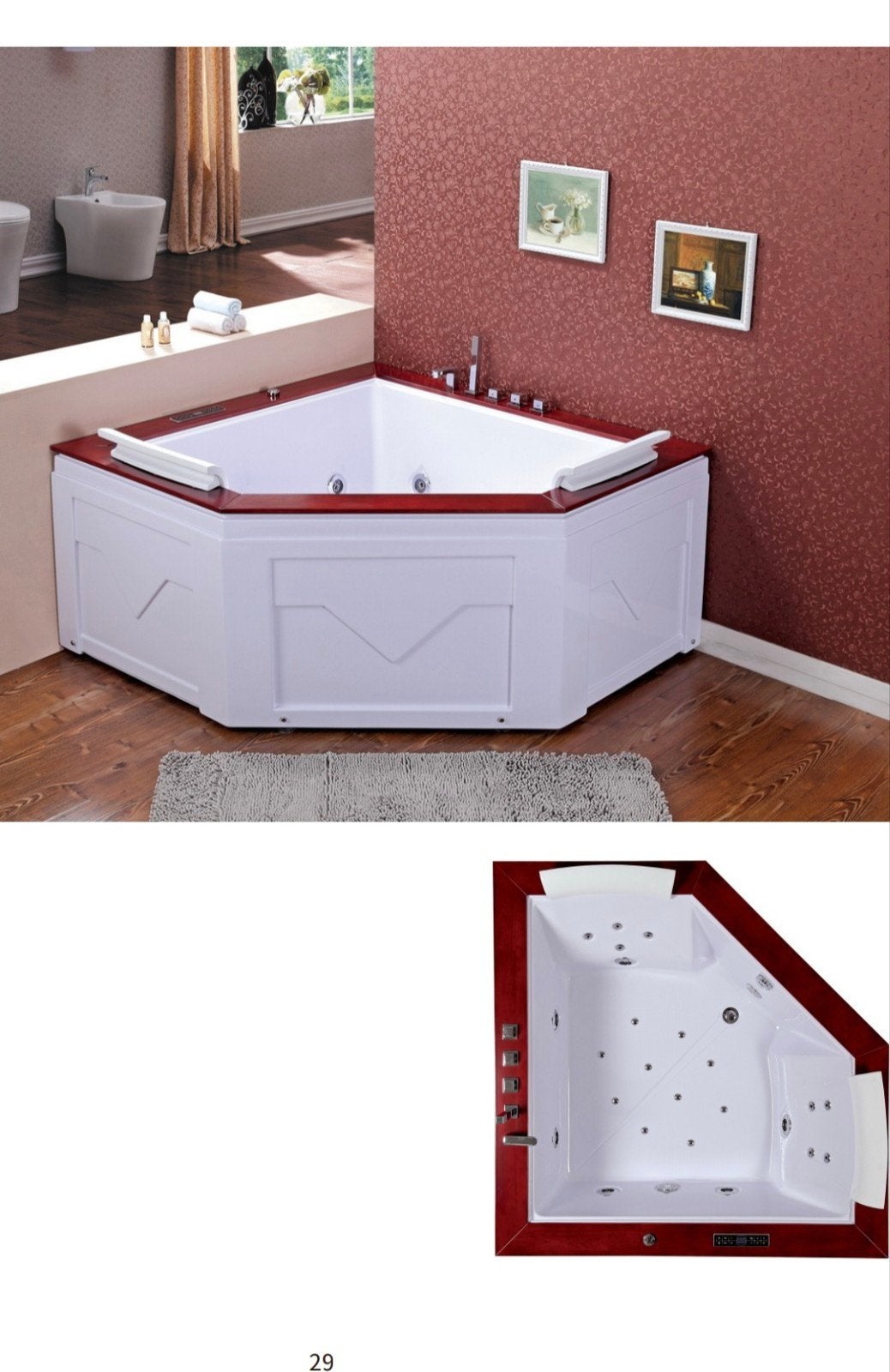 Te koop Massage Bathub / Jacuzzi bubbelbad, Ophalen of Verzenden, Nieuw, Vast