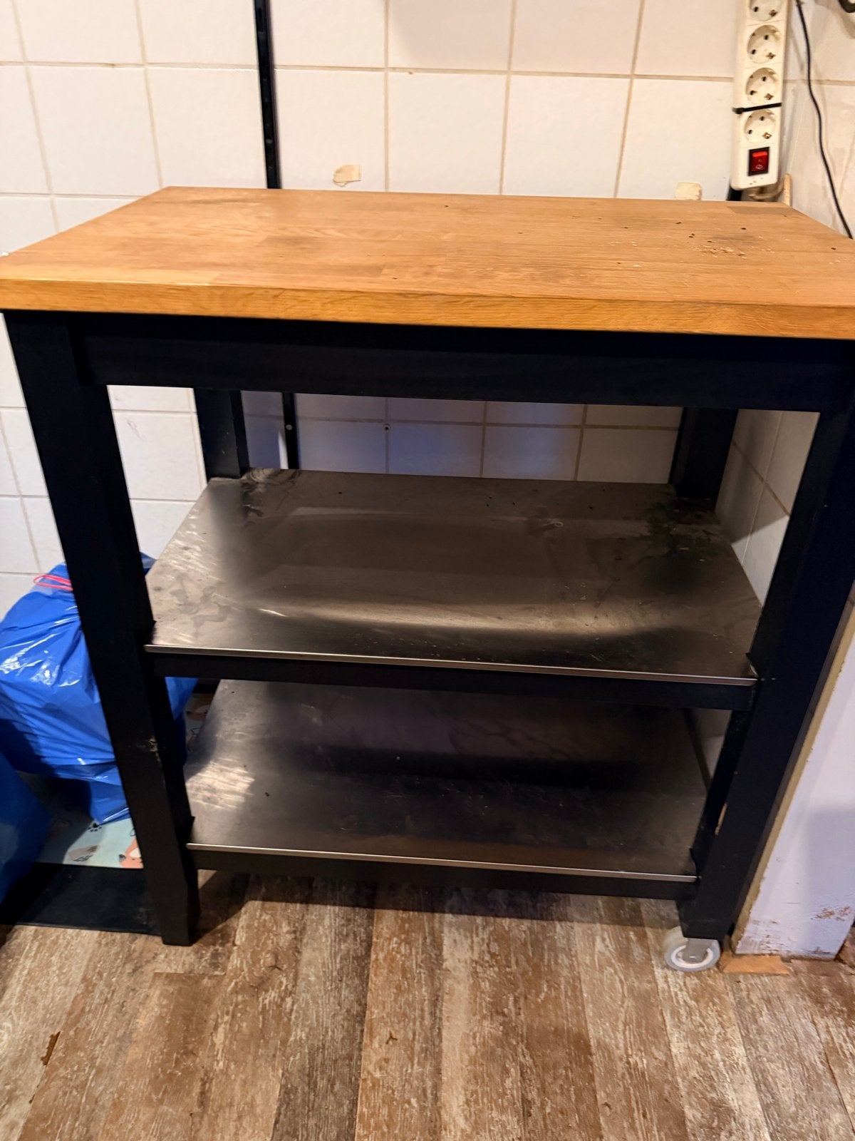 IKEA STENSTORP roltafel / keukentrolley, Ophalen, Gebruikt, Hout, Keukentrolley