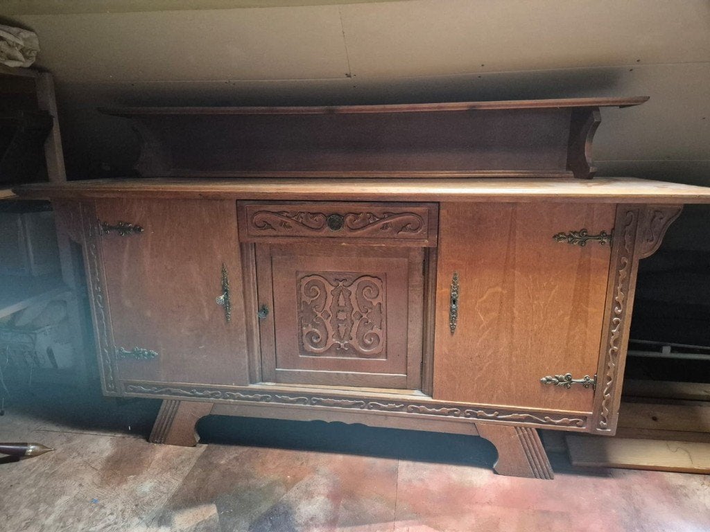 Grootmoeders kast, Ophalen, Gebruikt, Eikenhout, Minder dan 150 cm