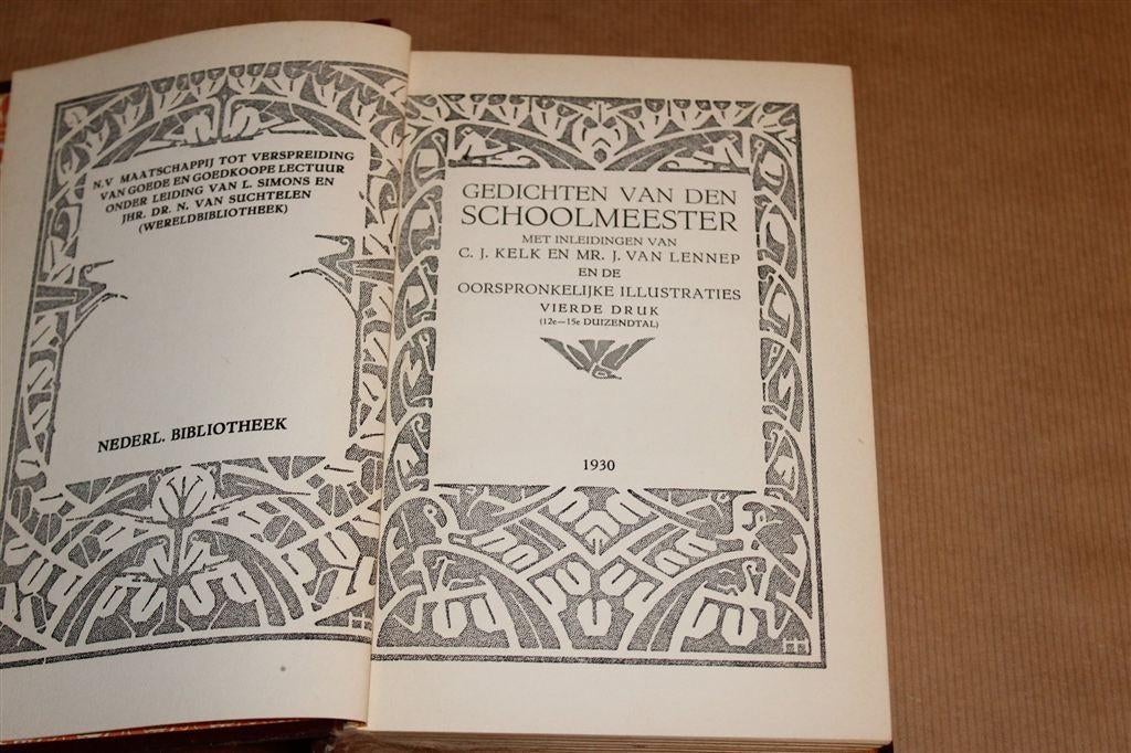 Gedichten van den Schoolmeester — Klassieker [1930], Ophalen of Verzenden, Gelezen