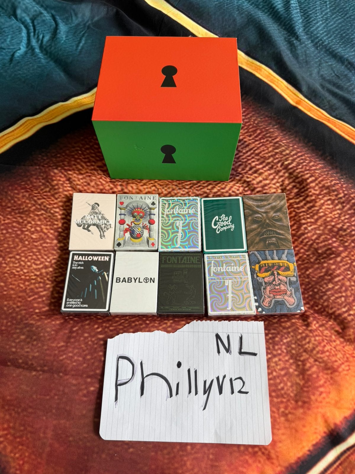 Fontaine Playing Cards en Doos alle decks geseald, Hobby en Vrije tijd, Ophalen of Verzenden, Zo goed als nieuw