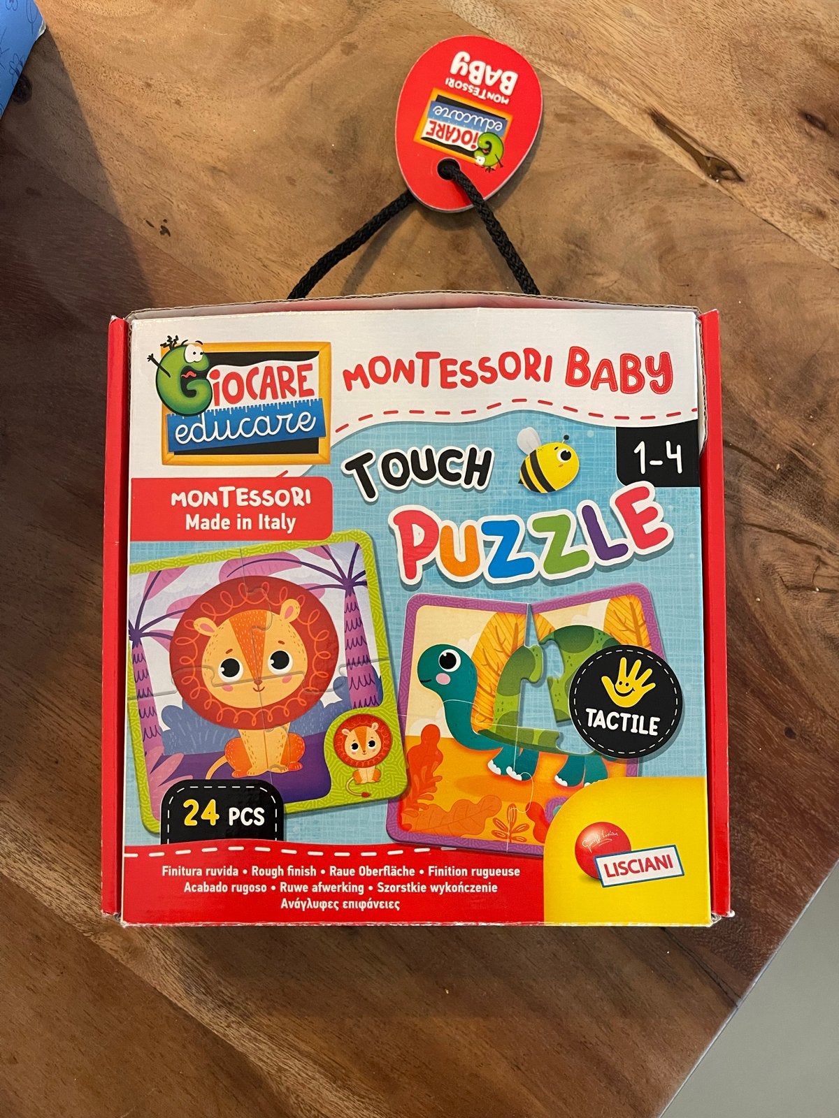 Montessori Baby Touch Puzzel - Educatief Speelgoed, Ophalen, 10 tot 50 stukjes, Nieuw, 2 tot 4 jaar