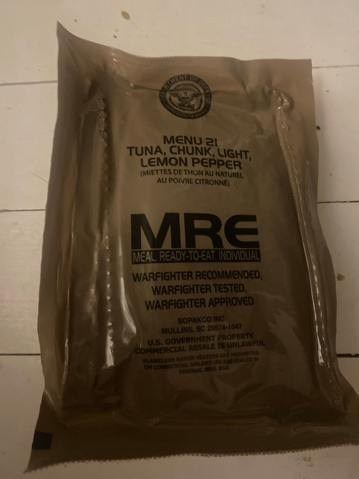 MRE Amerikaans, Ophalen of Verzenden