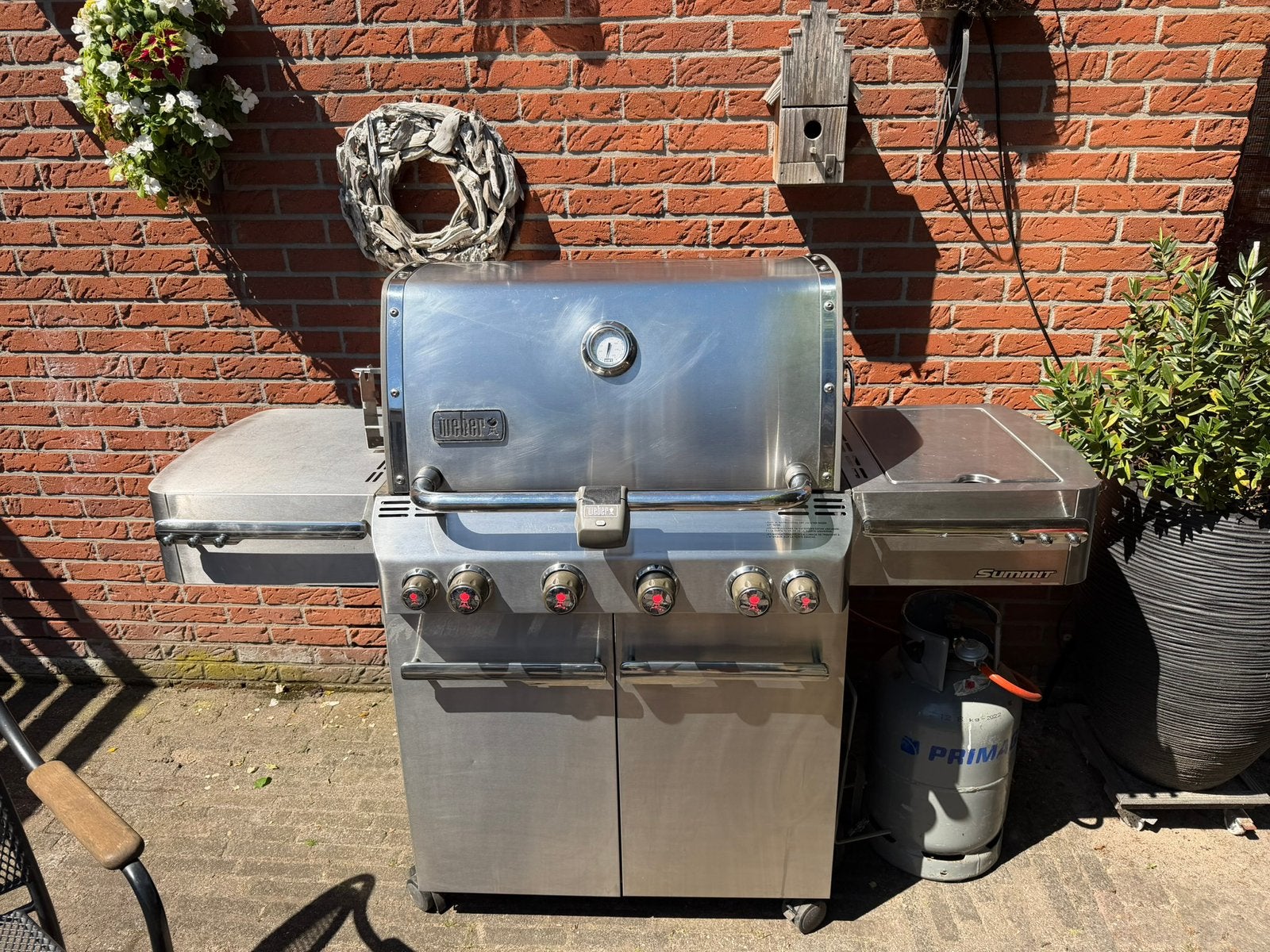 Weber summit 470 buitenkeuken, Ophalen, Gebruikt