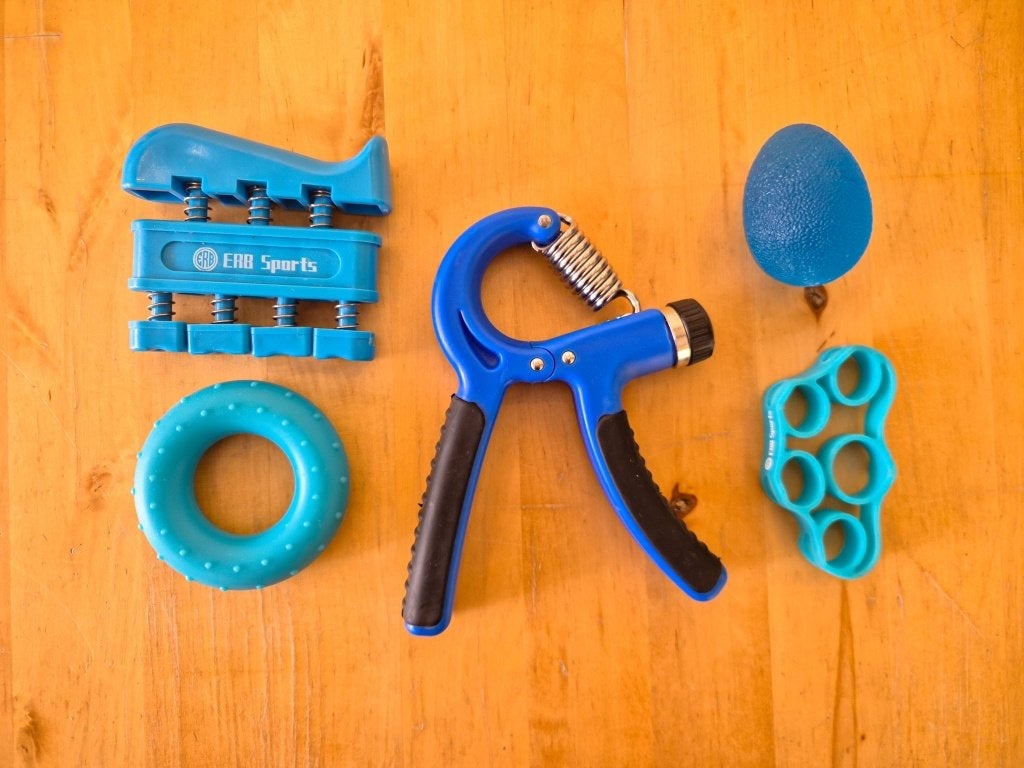Grip trainer set voor handtraining, Sport en Fitness, Ophalen, Gebruikt, Overige typen