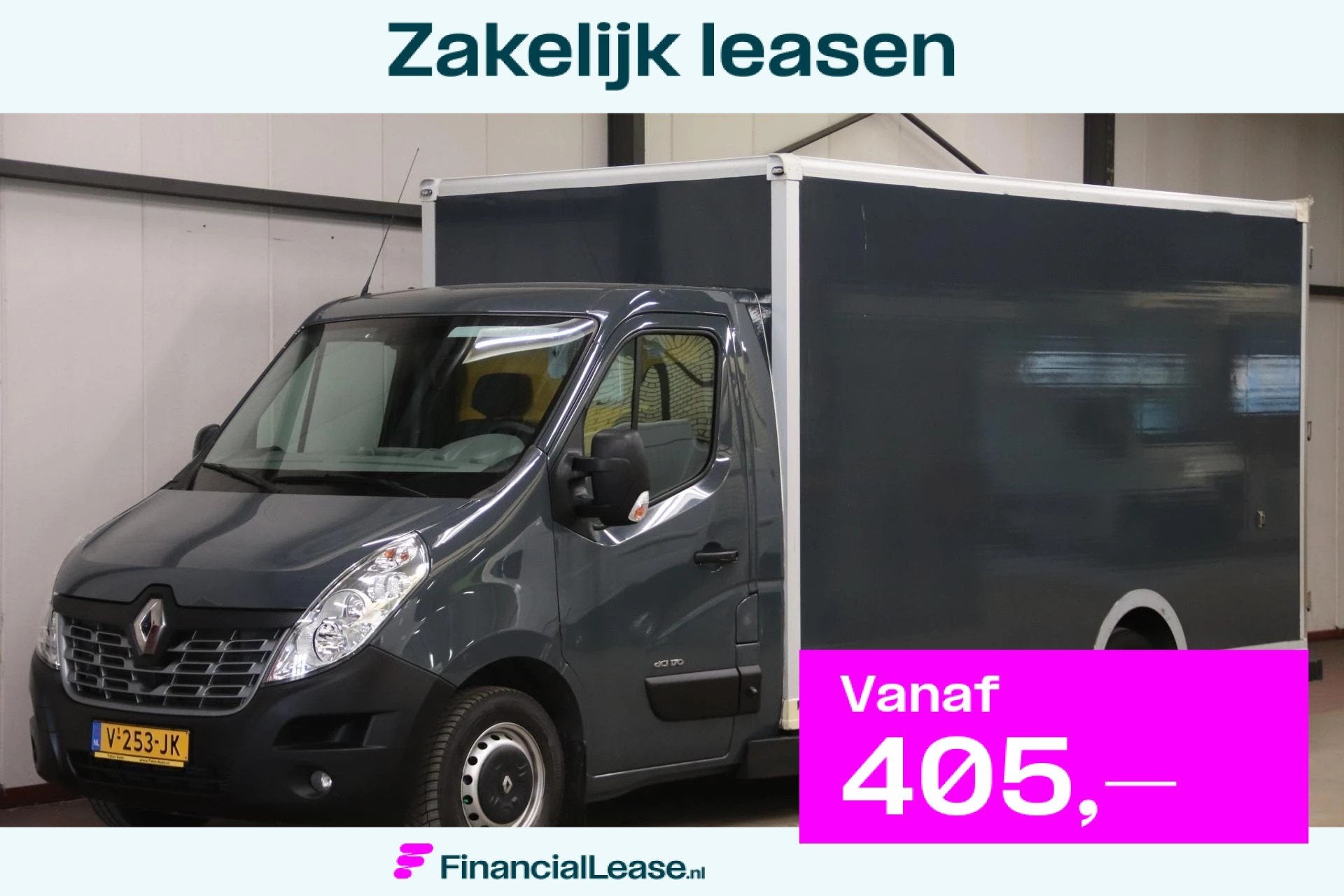 Renault Master 2.3 dCi 170PK AUTOMAAT LOWLINER VERKOOPWAGEN, Stof, Gebruikt, Euro 6, 4 cilinders