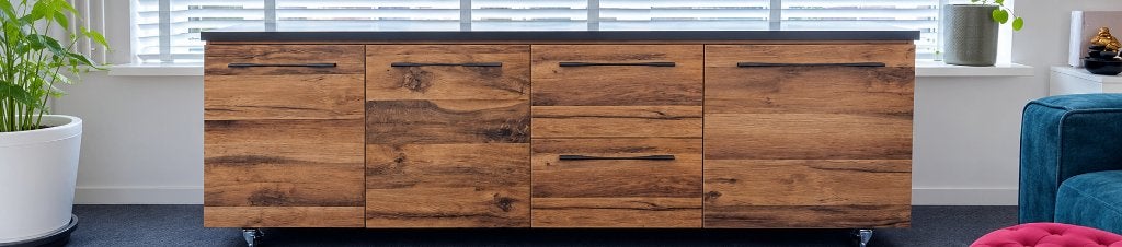 Pronto Wonen dressoir & TV-meubel  – los of samen, 150 tot 200 cm, Met lade(s), Ophalen of Verzenden, Industrieel