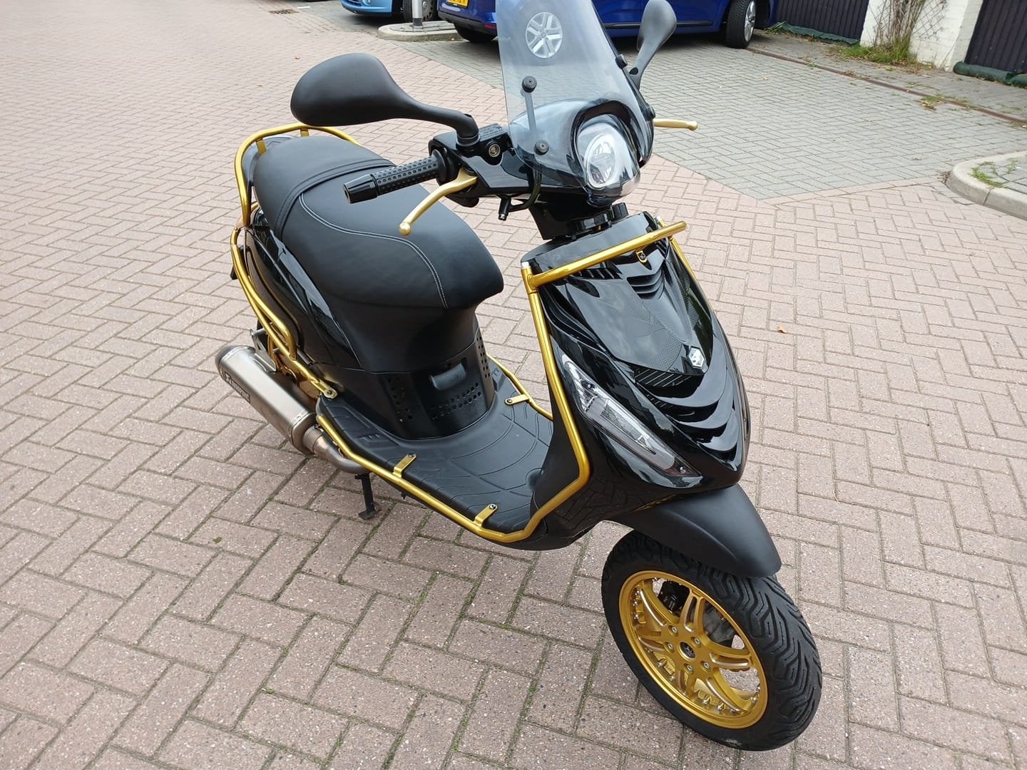 Piaggio Zip A1 - Volledig Malossi Getuned, Fietsen en Brommers, Gebruikt, Maximaal 45 km/u, Zip, Ophalen of Verzenden