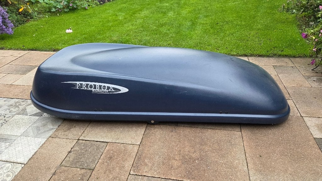 Halfords Probox Dakkoffer + dakdragers, Ophalen, Gebruikt