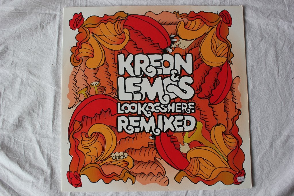 kreon & lemos  -  lookooshere remixed, Ophalen of Verzenden, Zo goed als nieuw, 12 inch