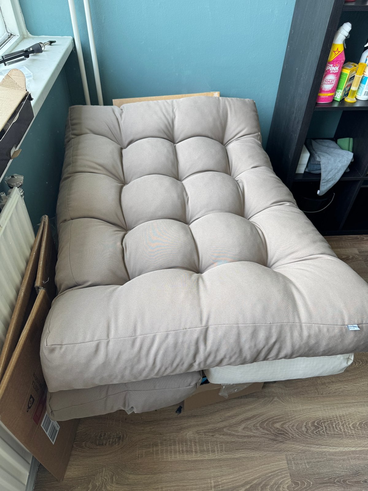 palletbank kussens ( eventueel met pallets ), Ophalen of Verzenden, Zo goed als nieuw