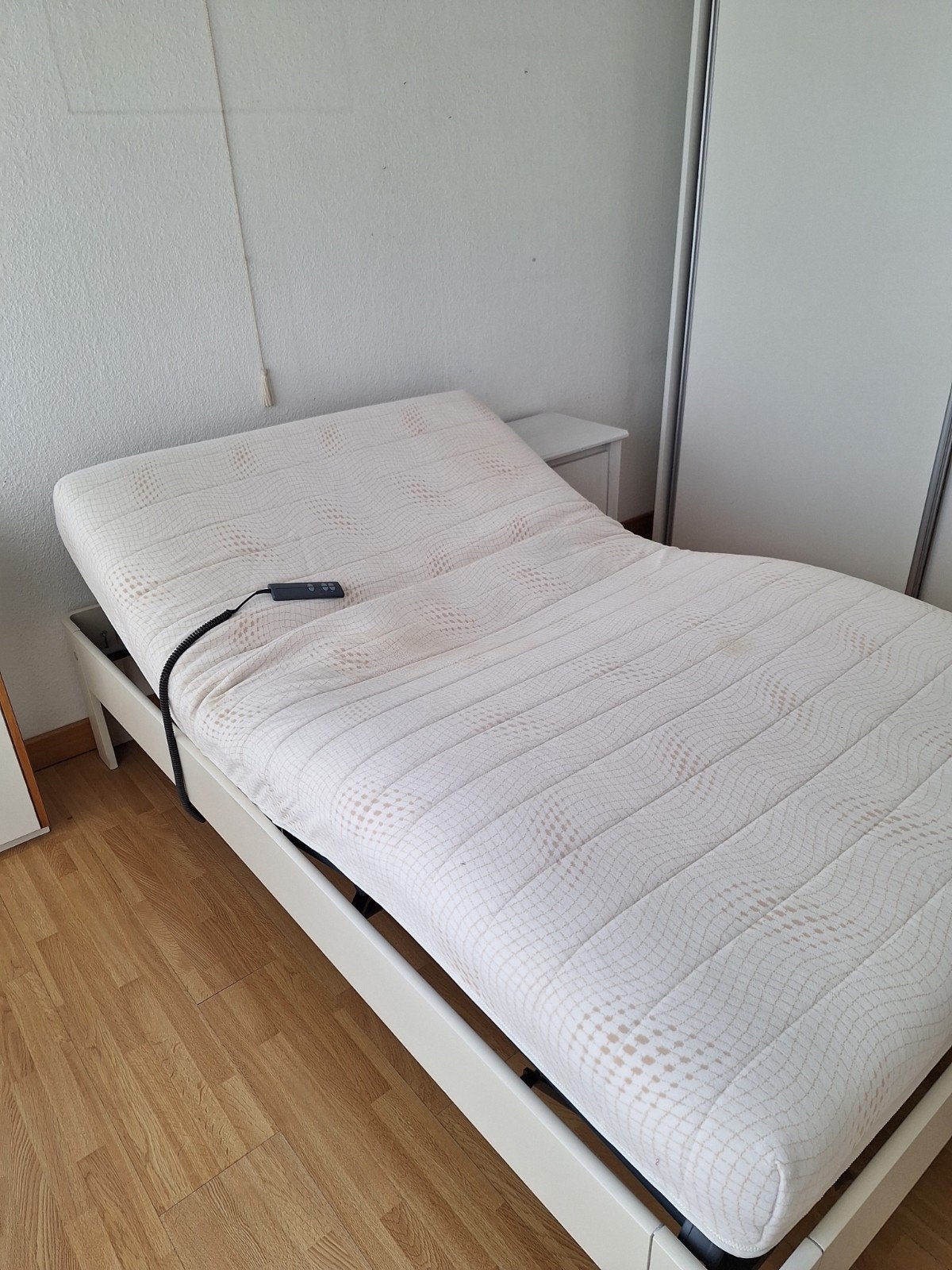 Auping electr bed 120 bij 200, Verstelbaar, Ophalen of Verzenden, Twijfelaar, 120 cm