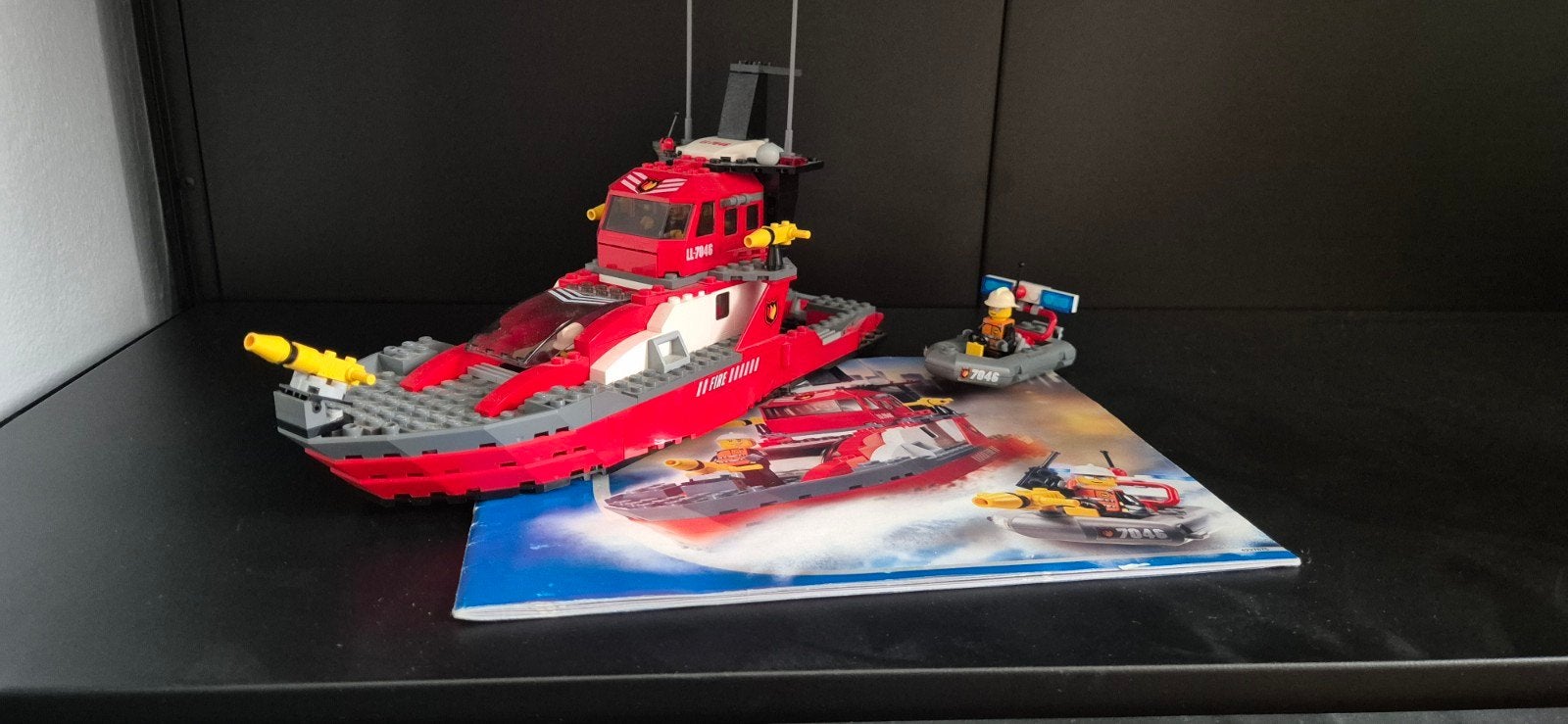 LEGO World City brandweer blusboot 7045, Gebruikt, Overige thema's, Lego, Ophalen of Verzenden
