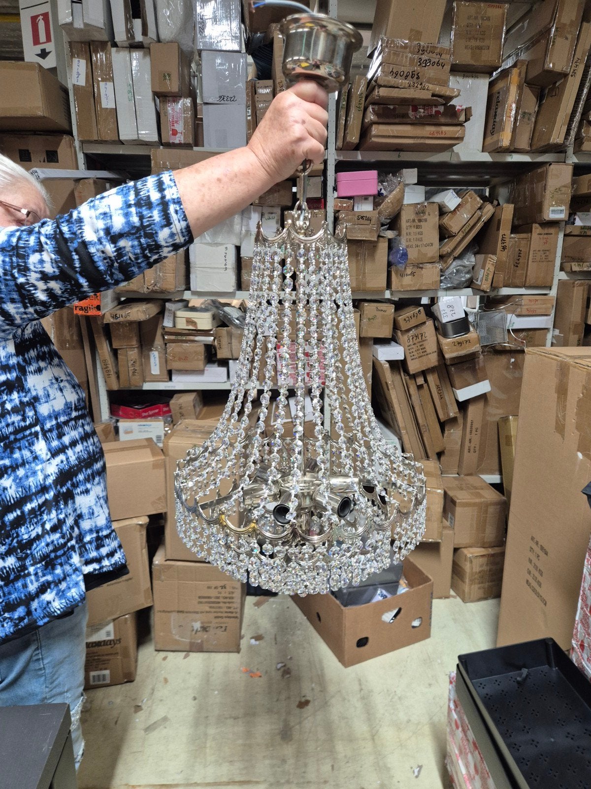 hanglamp kristal, Ophalen of Verzenden, Nieuw