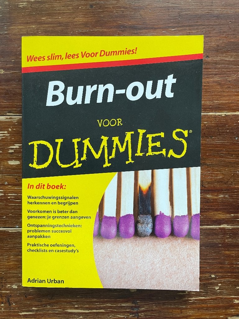 Adrian Urban Burn-out voor Dummies 2012 nieuw, Boeken, Sociale psychologie, Nieuw, Ophalen of Verzenden, Adrian Urban