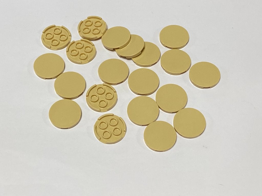 Partij 20x nieuwe 3x3 ronde Lego tegels in diverse kleuren, Kinderen en Baby's, Speelgoed | Duplo en Lego, Overige thema's, Lego