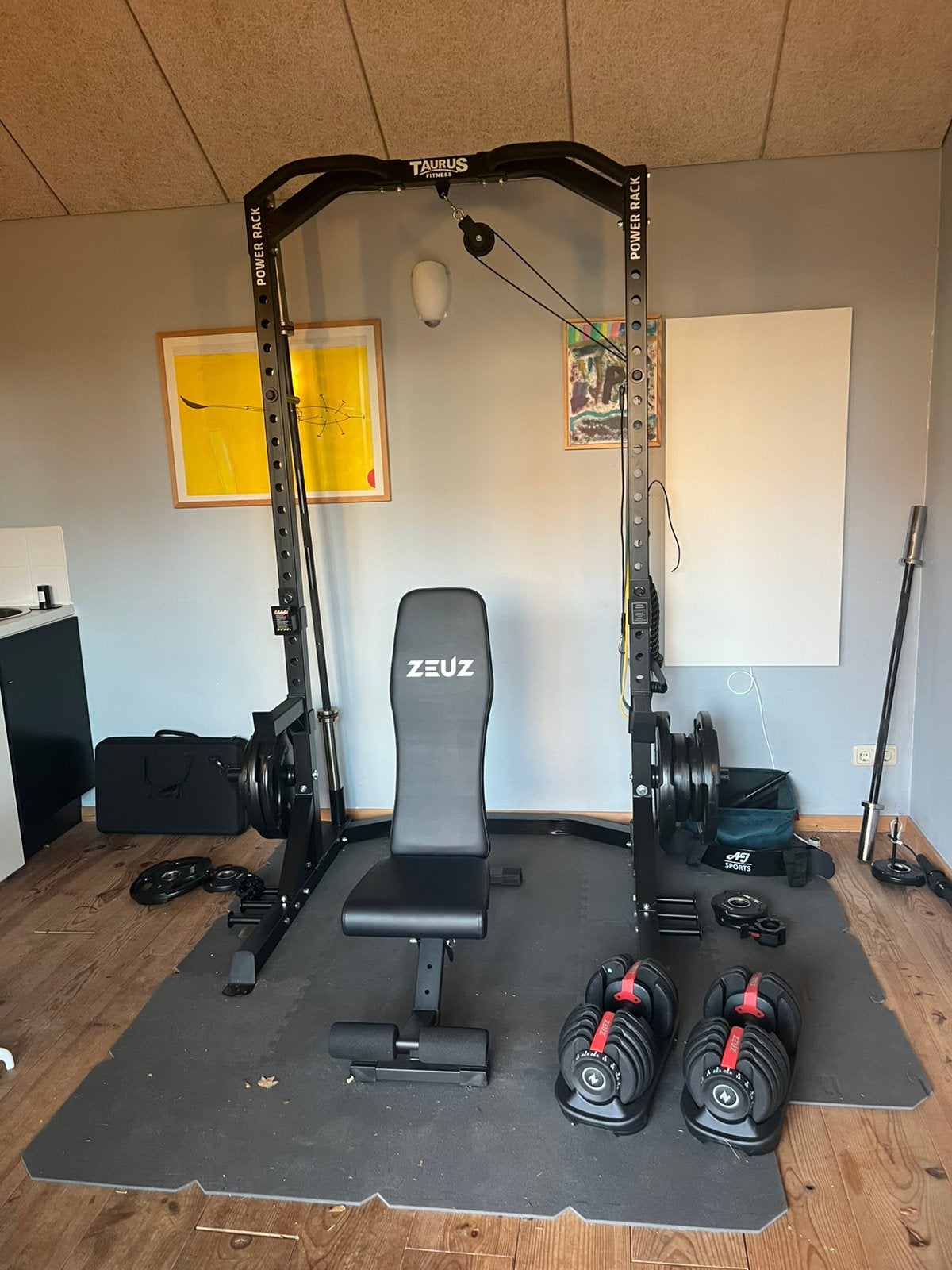 Complete hoogwaardige homegym – Taurus / ATX / Inotec / ZEUZ, Ophalen, Zo goed als nieuw, Overige typen
