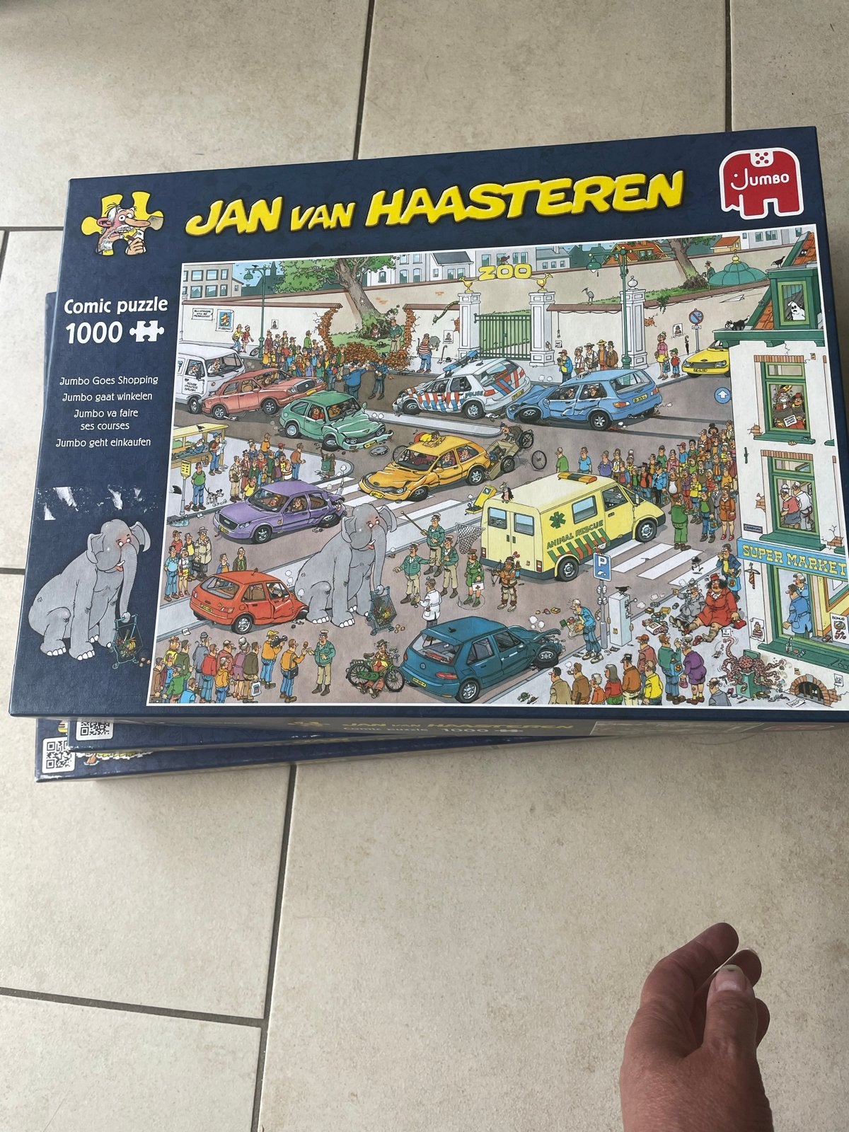 Jan van Haasteren Puzzels 1000 stukjes - Compleet, Ophalen, 500 t/m 1500 stukjes, Zo goed als nieuw, Legpuzzel