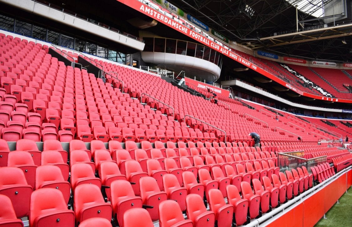 2x Eretribune Ajax - NEC, Losse kaart, Twee personen, Oktober