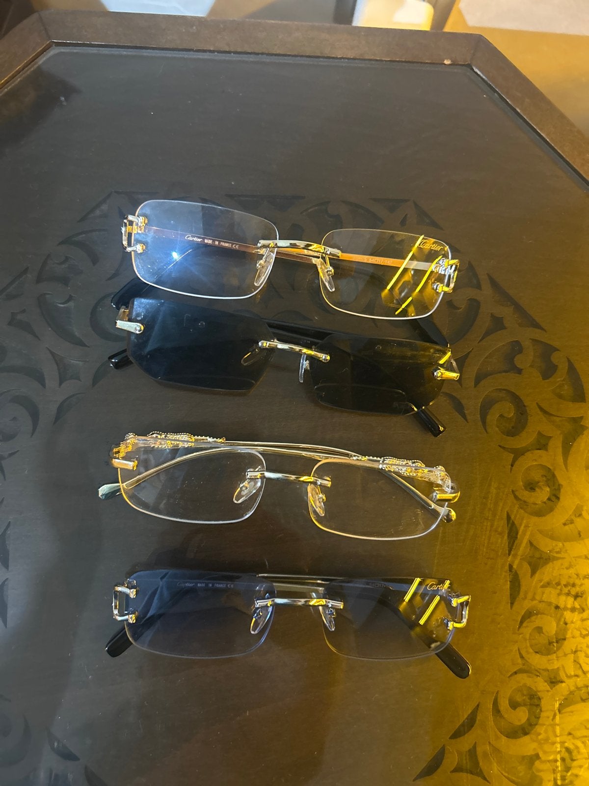 Diverse Cartier Brillen Collectie - Zonnebrillen & Brillen, Overige merken, Gebruikt, Verzenden, Zwart