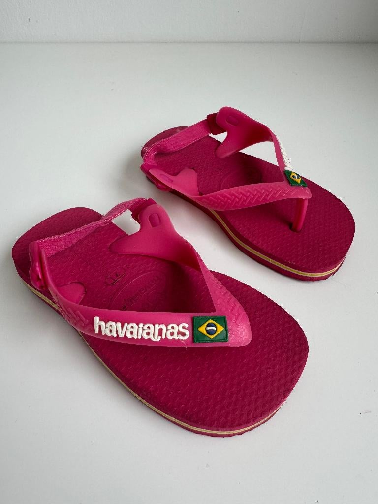 Roze Havaianas maat 21, Meisje, Ophalen of Verzenden, Havaianas, Gebruikt