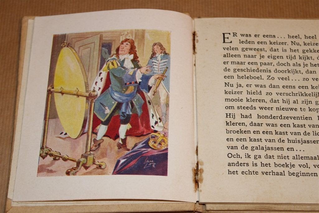 Vintage Boekje — Kleren van de Keizer — Andersen [ca. 1945], Boeken, Ophalen of Verzenden, Gelezen