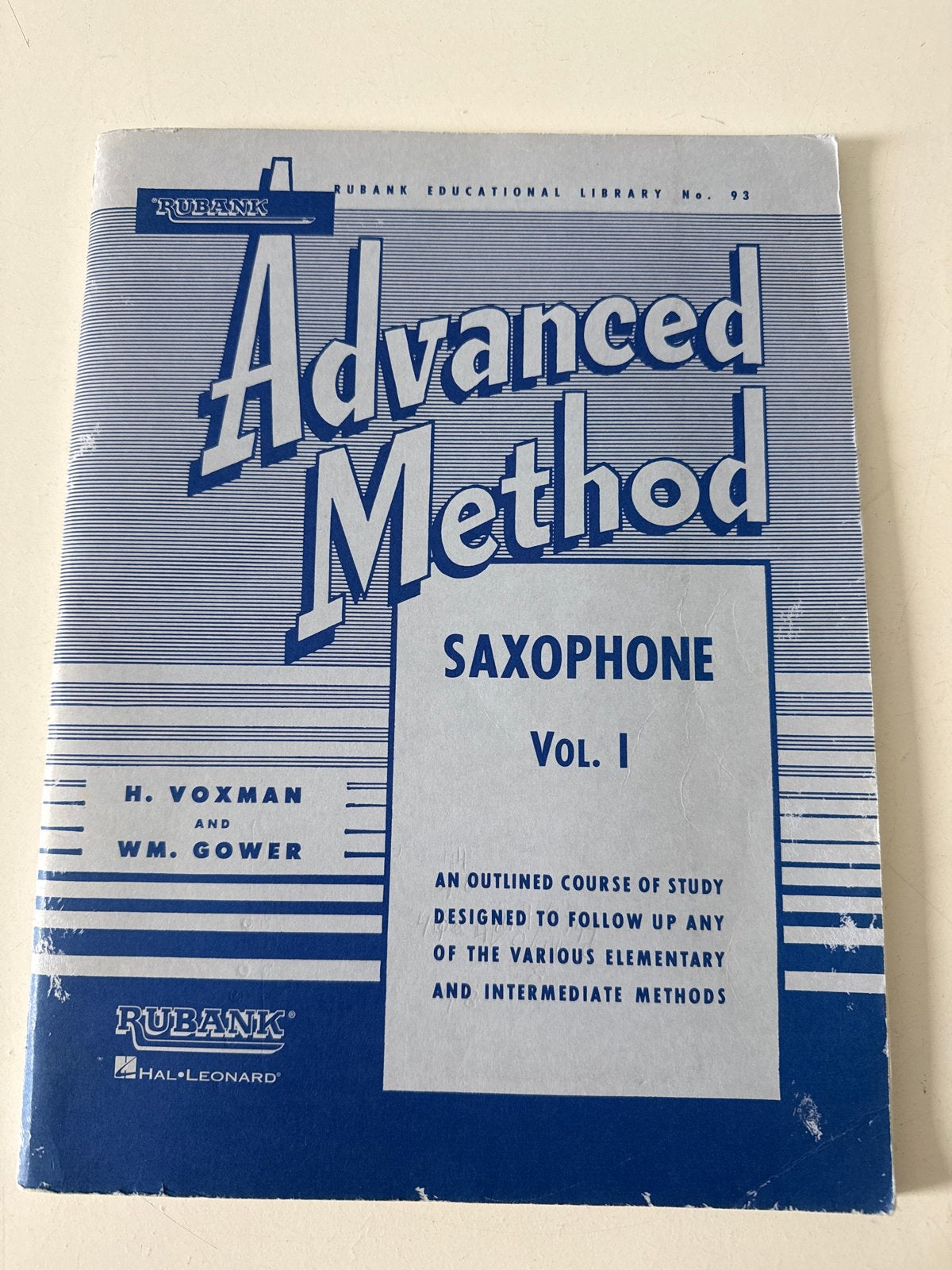 Rubank Advanced Method Saxophone Vol. I - Muziekboek, Ophalen of Verzenden, Gebruikt