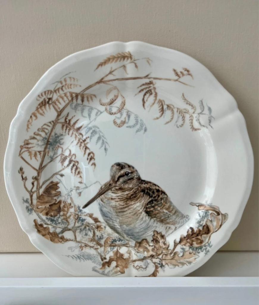 Gien Solonge dinerbord, Antiek en Kunst, Antiek | Servies los, Ophalen of Verzenden