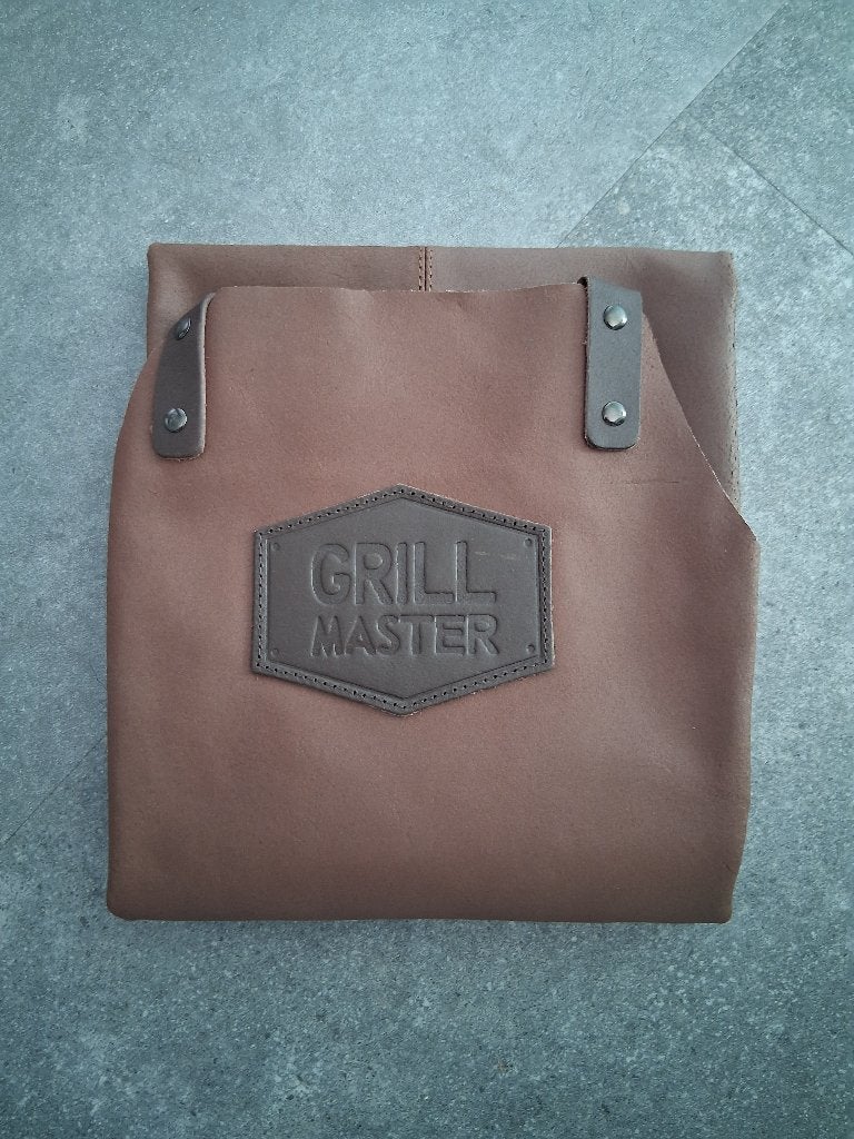 Lederen BBQ schort (kindermaat), Ophalen of Verzenden, Nieuw, Overige merken