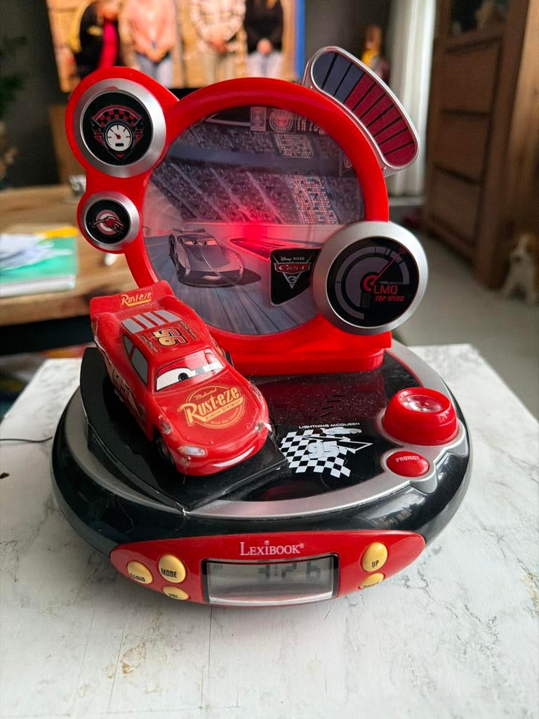 Lexibook Cars Wekker met Projectie en Nachtlampje, Ophalen of Verzenden, Gebruikt, Jongen