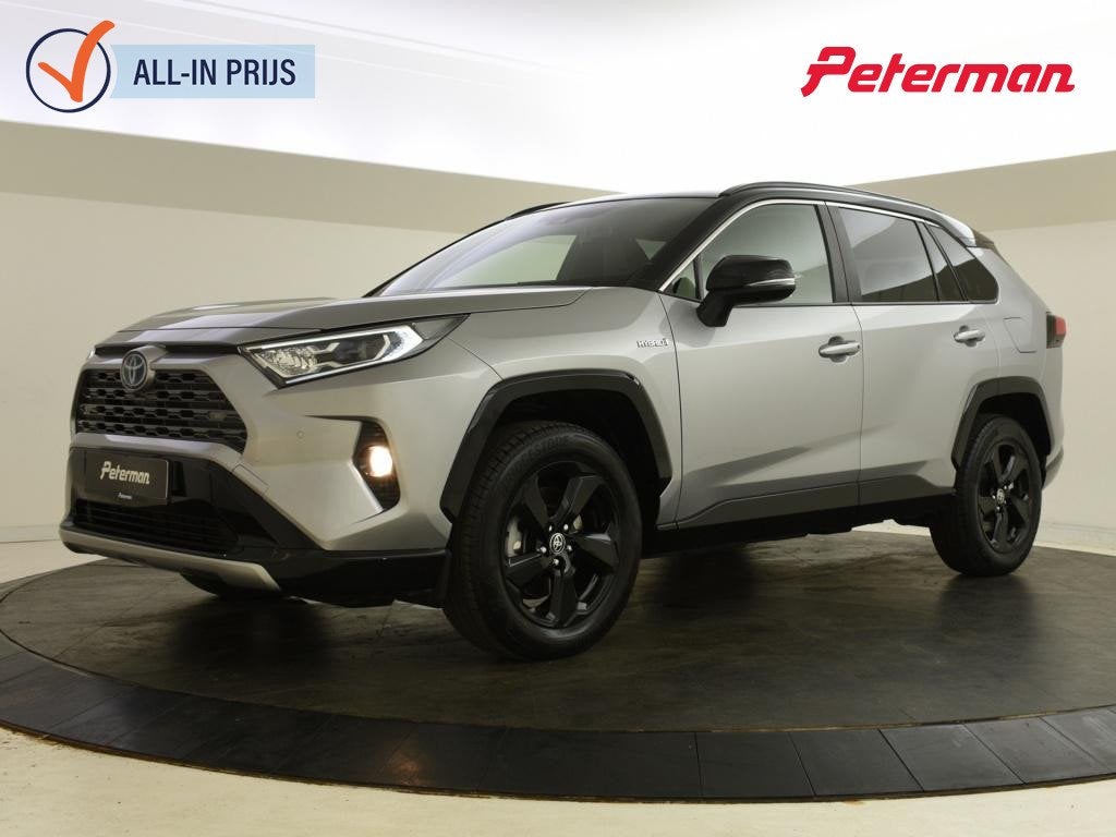 Toyota RAV4 2.5 Hybrid AWD Style | JBL | Leder | Elektrische, Automaat, 12 maanden, Gebruikt, Leder en Stof