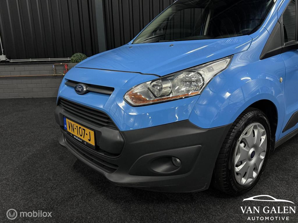 Ford Transit Connect 1.6 TDCI L1 Airco|Cruise|Trekhaak|APK, Auto's, Gebruikt, Blauw, Origineel Nederlands, Ford