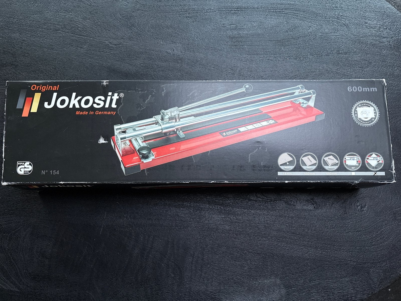 Jokosit Tegelsnijder 600mm - Nieuw in doos, Overige typen, Nieuw, Overige materialen, 60 cm of meer