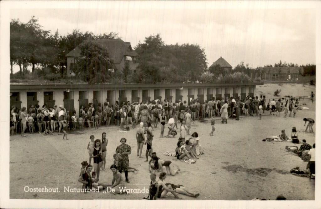 Oosterhout - Natuurbad - De Warande, Ophalen of Verzenden, 1920 tot 1940, Ongelopen, Noord-Brabant