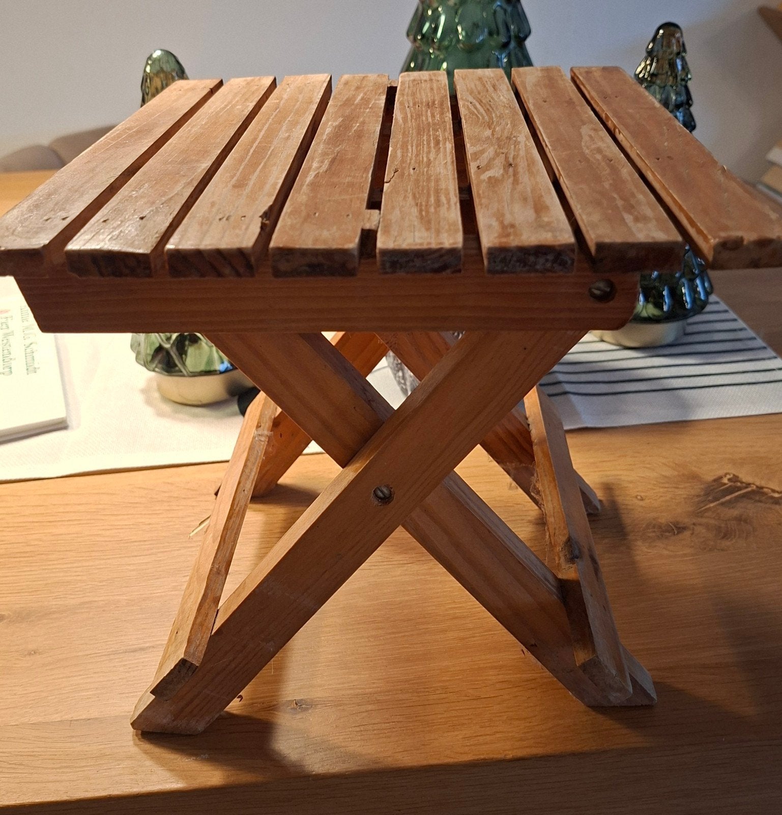 leuk klein invouwbaar krukje, Ophalen of Verzenden, Rond