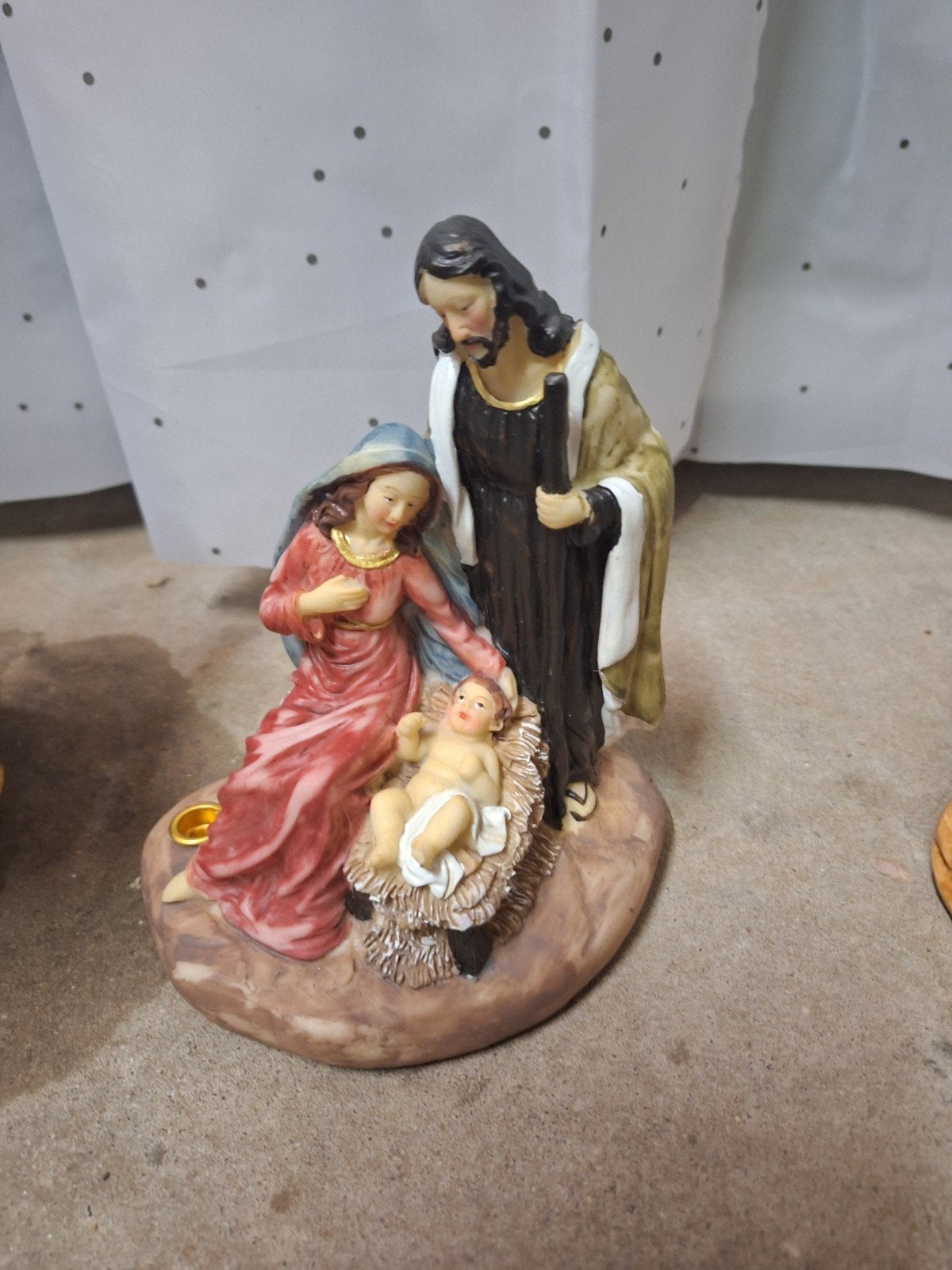Kerststal beeldje - Jozef, Maria en Jezus, Ophalen of Verzenden