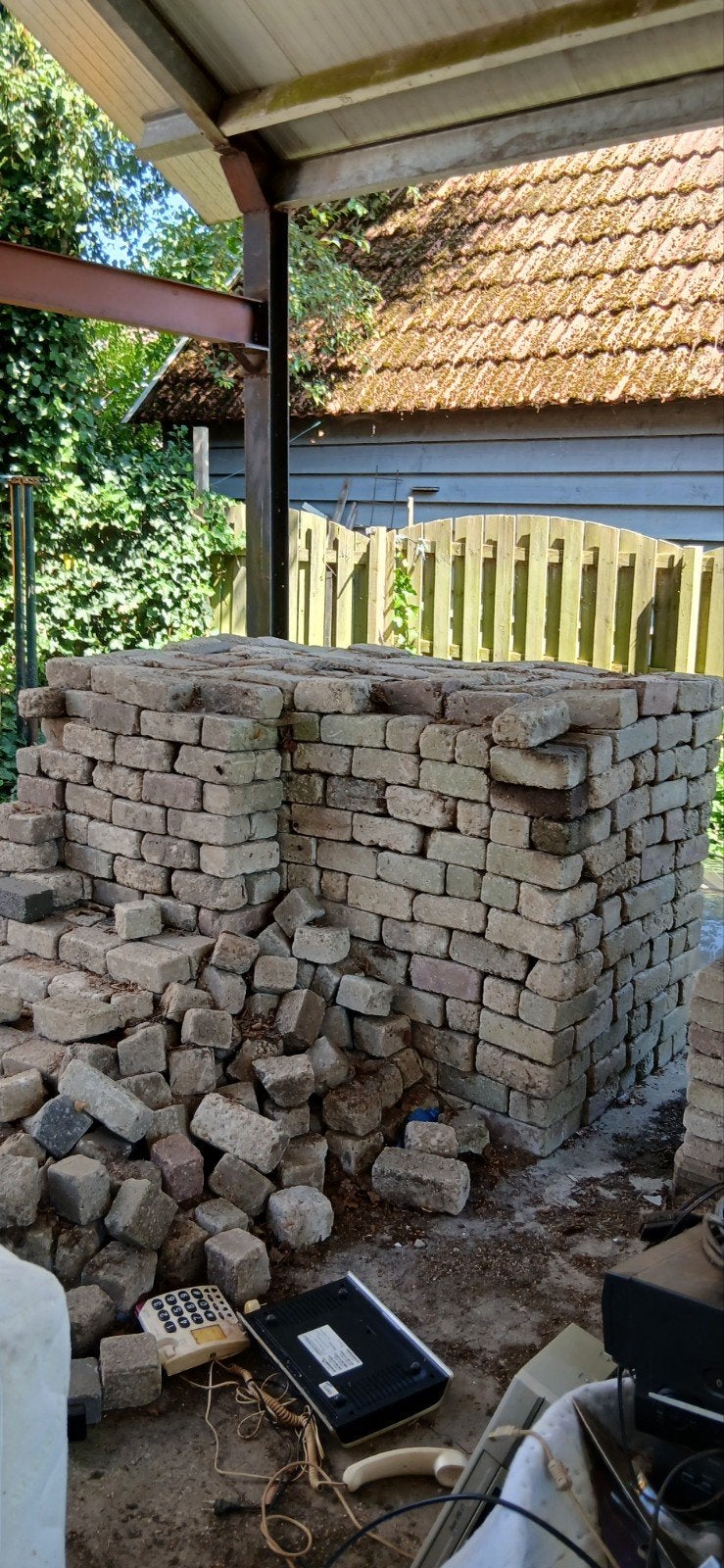 Baksteen voor bestrating of stoep. Gratis, Ophalen, Bakstenen