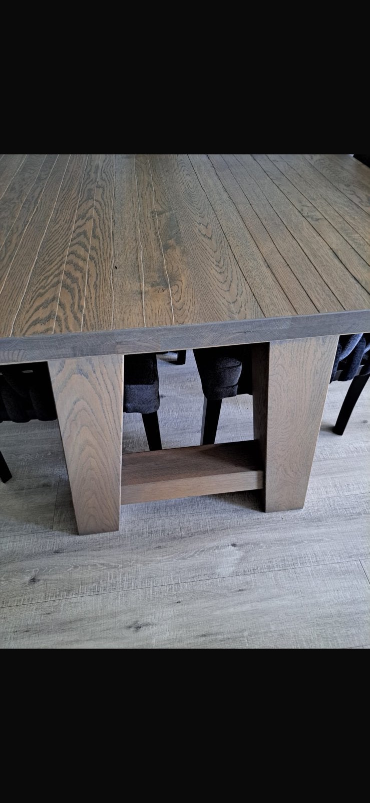 Mooue houten tafel, Ophalen, 100 tot 150 cm, 50 tot 100 cm, Zo goed als nieuw