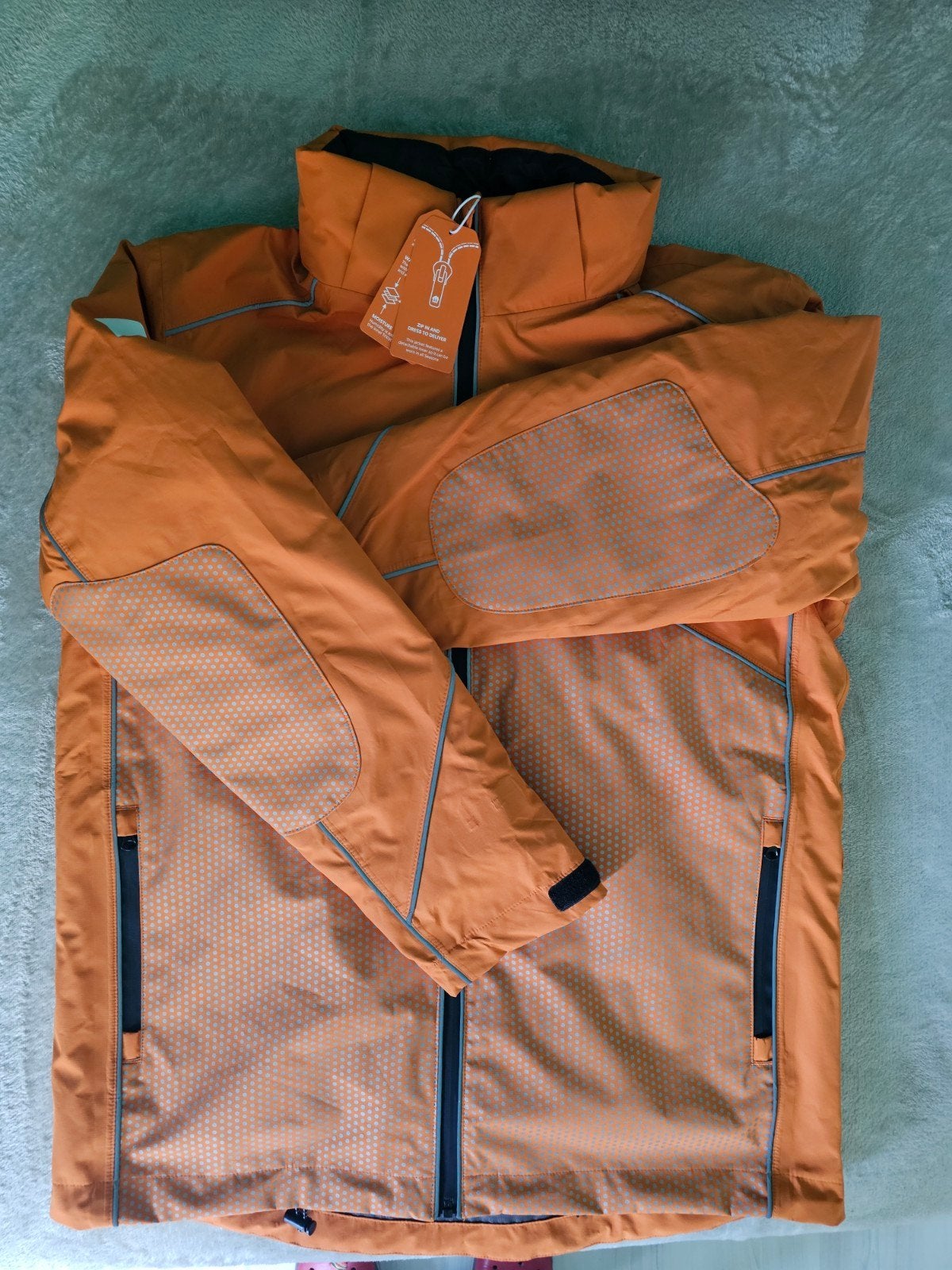 Oranje herenjas - Nieuw met label, Maat 52/54 (L), Onbekend, Nieuw, Oranje